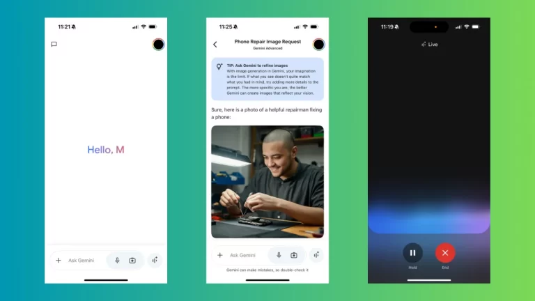 グーグルのAI、iPhone専用アプリを発表！ダイナミックアイランド機能を活用