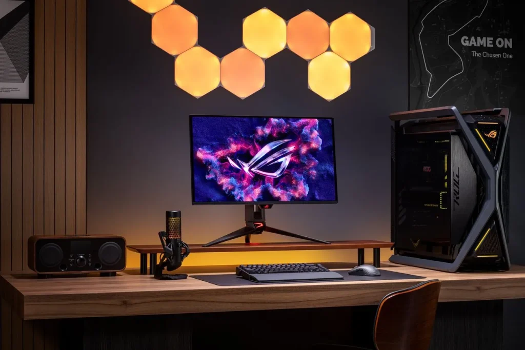 Asus、初の27インチ4k Oledゲーミングモニター「rog swift oled pg27ucdm」を発表