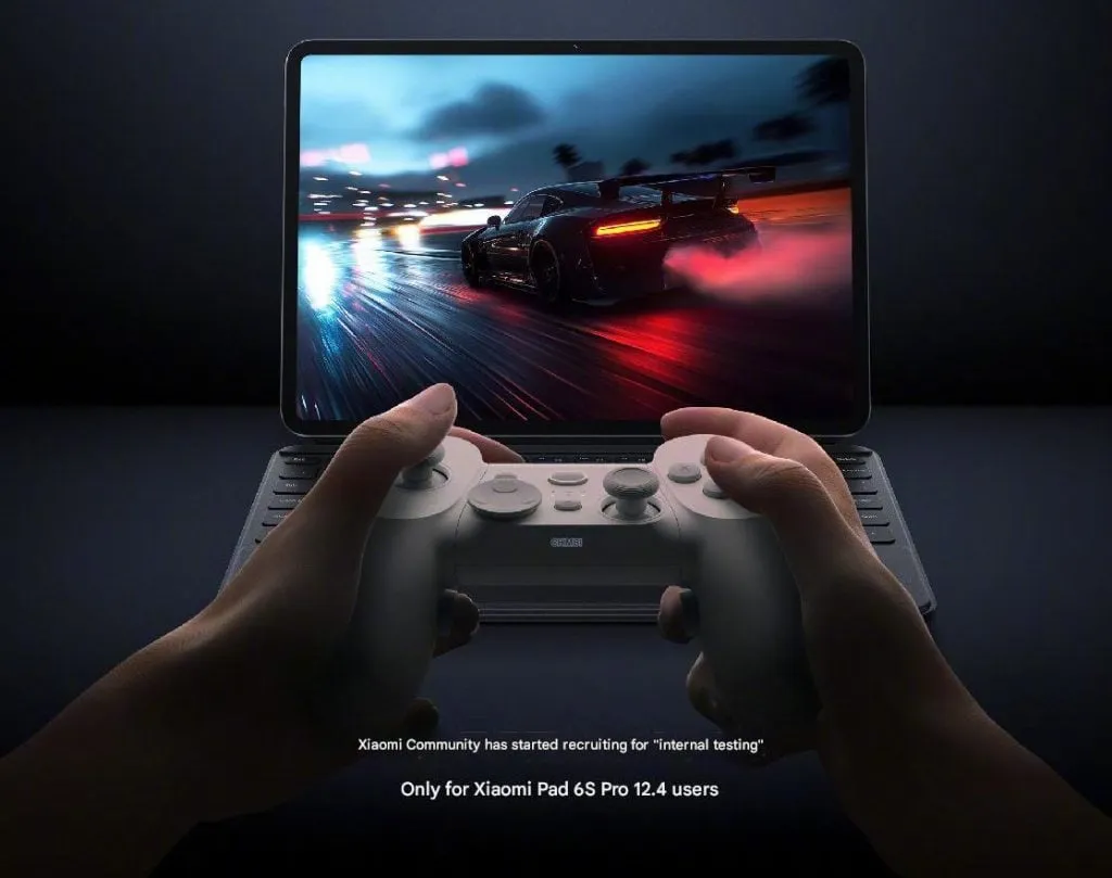 xiaomi pad 6s proがwindowsゲームをテスト中