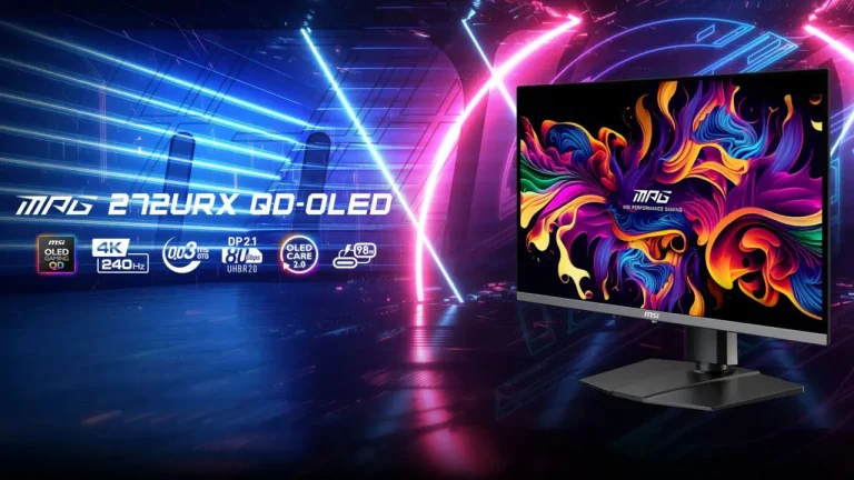 最先端の技術を搭載したMSIの27インチQD-OLEDモニター