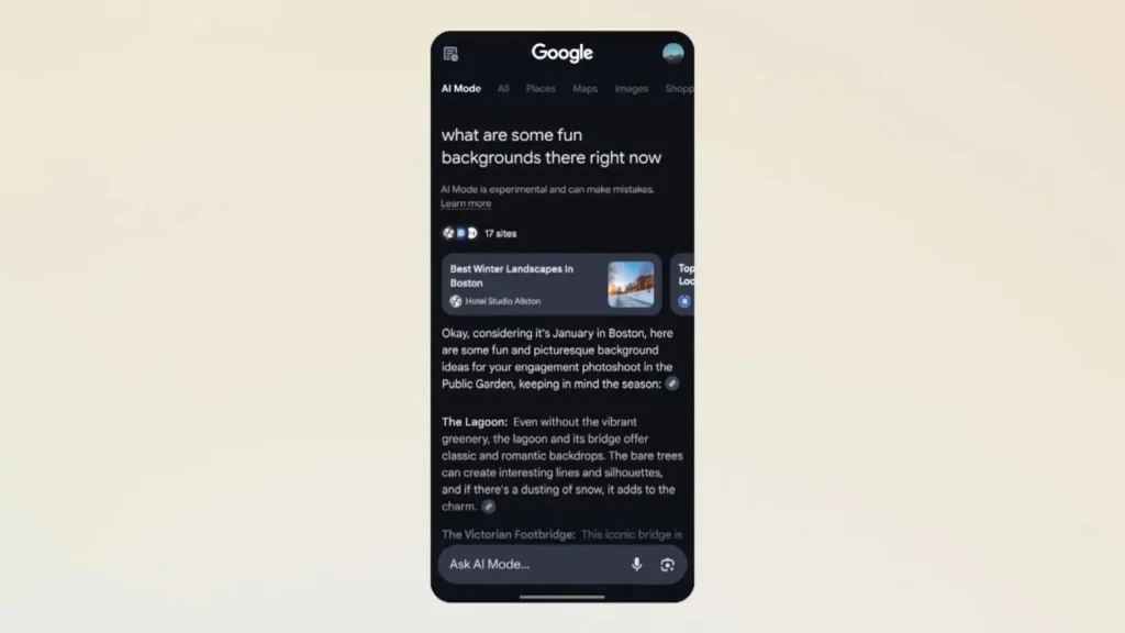 Google 検索結果にもっと AI がやってくる
