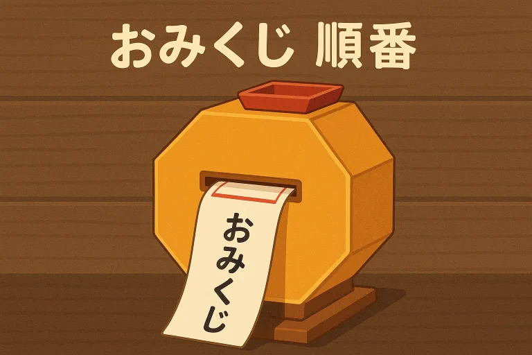おみくじ 順番