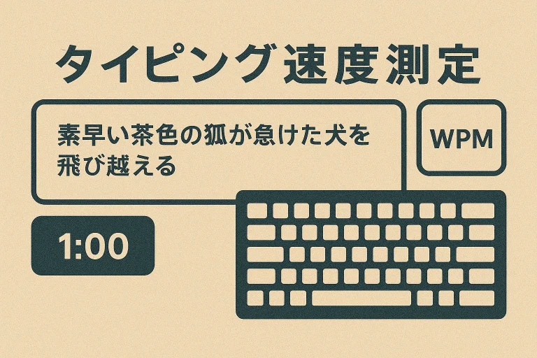 タイピング速度測定
